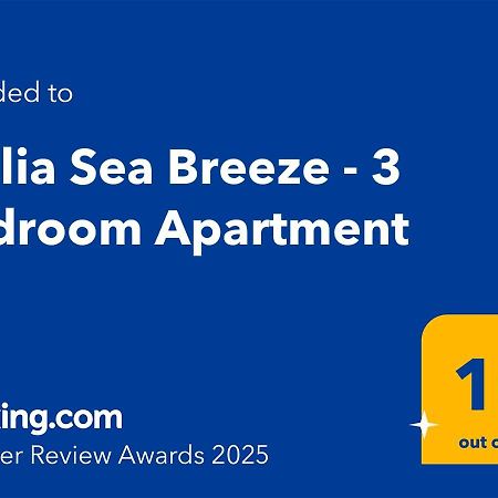 Kallia Sea Breeze - 3 Bedroom Apartment Rhodes City Εξωτερικό φωτογραφία